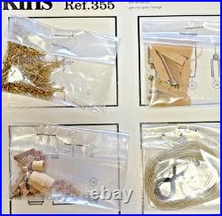 DIKAR HAWKINS Canonera No. 3 Wooden Model Ship Kit #355 Vintage Open Complete