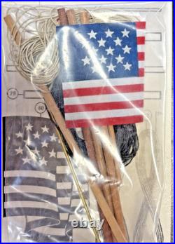 DIKAR HAWKINS Canonera No. 3 Wooden Model Ship Kit #355 Vintage Open Complete