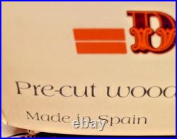 DIKAR HAWKINS Canonera No. 3 Wooden Model Ship Kit #355 Vintage Open Complete