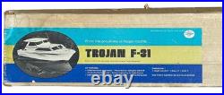 DUMAS 1/12 SCALE 31 Trojan Cruiser WOODEN Boat MODEL Kit #DUM1205UNBUILT in OB