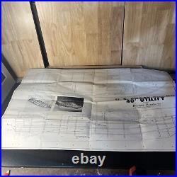 DUMAS USCG UTILITY BOAT APPROX 28 TO 30 INCHES WOOD MODEL KIT New Complete