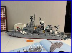Destroyer Building Blocks Set Battleship Model Kits Kids Toys Birthday Present