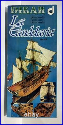 Dikar La Candelaria Ref 751 Bombarda Wooden Ship New In Open Box