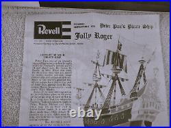 Disneyland's Peter Pan Jolly Roger Pirate Ship Unbuilt Model Kit Revell Germany