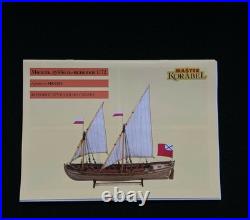 Double Boat 1/72 Wooden Ship Model Kit Static Naval Vessel Master Korabel MK0201