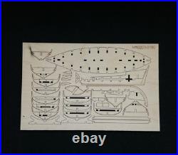 Double Boat 1/72 Wooden Ship Model Kit Static Naval Vessel Master Korabel MK0201