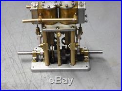Double Cylinder Reciprocating Steam Engine Marine Graham Model Free Shipping