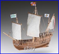 Dusek Pinta Wood Model Ship Kit D011 Scale 172
