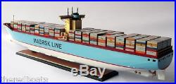 EMMA MAERSK E-Class Container Ship 36 Handmade Wooden Model Ship NEW