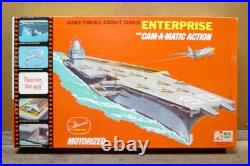 ENTERPRISE AIRCRAFT CARRIER Motorized Kit by ITC, c. 1961, Unbuilt in Clean Box