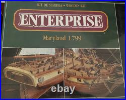 ENTERPRISE Maryland 1799 Constructo #80809 RARE Wood Kit