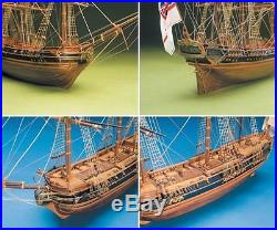 Elegant, finely detailed Mantua Sergal wooden model ship kit the President