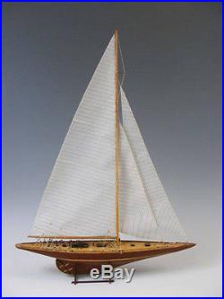 Endeavour America's Cup J Class Yacht Wood Model Ship Kit 18 Boat Sailboat