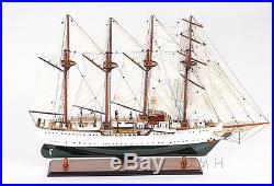 Esmeralda Chilean Training Tall Ship 37 Built Wooden Model Boat Assembled