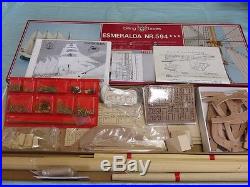 Esmeralda sailing ship model kit wooden