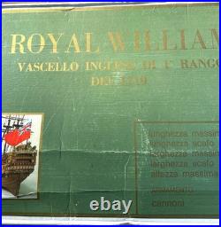 Euromodel HMS Royal William 172 Wooden Ship Model Kit Complete Unbuilt RARE