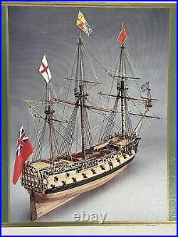 Euromodel Mordaunt Vascello Inglese Di IV Rango Del 1681 Wooden Ship Model Kit
