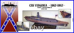 FLAGSHIP MODELS 1/192 Scale CSS Virginia Civil War Ironclad (18 inches long)