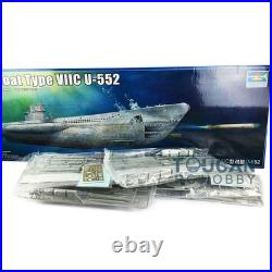 FLASH DEAL Trumpeter 06801 1/48 DKM U-Boat VIIC U-552 Submarine Static Warship