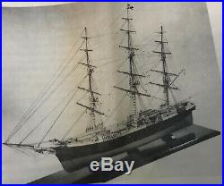 FLYING CLOUD Bluejacket wooden ship model clipper ship 1st drawn 1928 rev. 1974