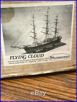 FLYING CLOUD Bluejacket wooden ship model clipper ship 1st drawn 1928 rev. 1974