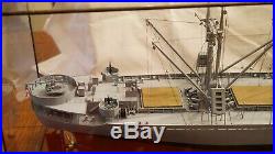 Fine Art Models SS Lane Victory Ship & Display Case 196 Scale 1 of 50 Produced