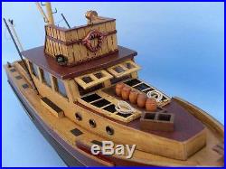 Fishing Boat Orca JAWS Movie Replica 20 Wooden Ship Assembled Nautical Gifts