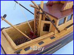 Fishing Boat Orca JAWS Movie Replica 20 Wooden Ship Assembled Nautical Gifts
