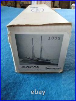Fishing Schooner Bluenose wooden ship model kit by Bluejacket in Maine NOS