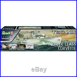 Flower Class Corvette Military Ship Revell 172 Scale Technik Lv 5 Model Kit