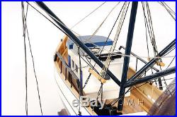 Forrest Gump Louisiana Shrimp Fishing Boat 25 Built Wood Model Ship Assembled