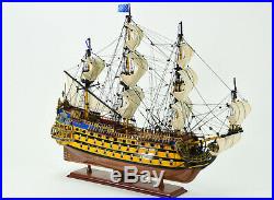 French Soleil Royal (Royal Sun) Handcrafted Wooden Tall Ship Model 31