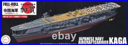 Fujimi Full Hull 1/700 IJN Kaga Model Kit FH-22 and Deck Sticker Combo
