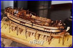 Full ribs Halifax 1768-1775 Scale 1/50 L 24.8 Wooden Model Ship Kits Free-ship