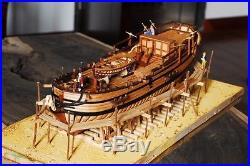 Full ribs Halifax 1768-1775 Scale 1/50 L 630mm Wooden Model Ship Kits Free-ship
