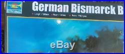 GERMAN BISMARK BATTLESHIP PLASTIC MODEL SHIP KIT 1/200 scale