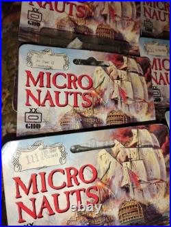 GHQ Micronauts 11200 Scale Unassembled Metal Ship Model Kits Lot