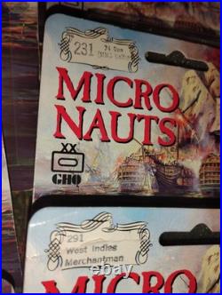 GHQ Micronauts 11200 Scale Unassembled Metal Ship Model Kits Lot