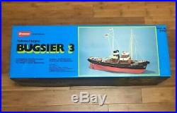 GRAUPNER 2147 133 BUGSIER 3 R/C Model Ship Habor Tug Boat New In Box Germany
