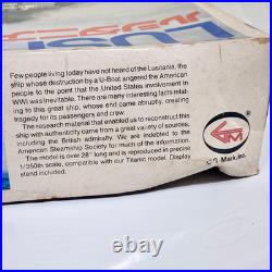 G-Mark LUSITANIA 1/350 Scale Model Kit Vintage Ocean Liner Ship Japan