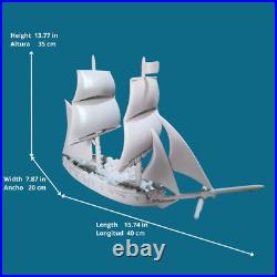 Galleon Frigate 15.7 inches long 143 scale DIY Assembly Model Kits