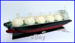 Gas LNG Carrier Tanker Ship Model Ready Display We do custom make