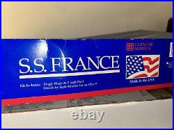 Glencoe Models S. S. France 1450 Scale Model Kit 1996 Ocean Liner New Kit
