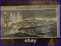 Glencoe Models World War I Subchaser 1/74 Scale Model Kit New