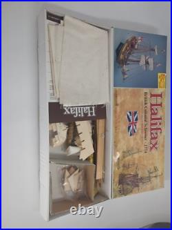 HALIFAX British Colonial Schooner- 1774 Ship Model Kit- Open Box HALIFAX British Colonial Schooner- 1774 Ship Model Kit- Open Box