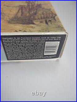 HALIFAX British Colonial Schooner- 1774 Ship Model Kit- Open Box HALIFAX British Colonial Schooner- 1774 Ship Model Kit- Open Box
