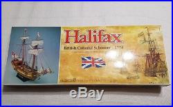 HALIFAX- British Colonial Schooner 1774 Wood Model Sailboat Ship KIT