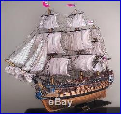 HMS BELLONA 48 wood model ship large scale sailing tall British boat