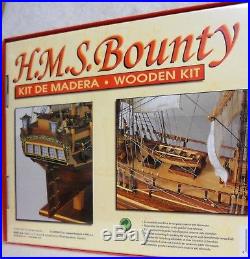 HMS Bounty Frigate #80817 Constructo Wood Model Ship Kit withPlanked Hull