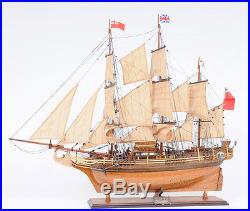 HMS Bounty Wooden Tall Ship Model 37 Sailboat William Bligh's Boat